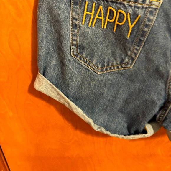 Wild Fable Highest Rise Mom Jean Shorts 'Happy' Womens 2/26R - Picture 15 of 16